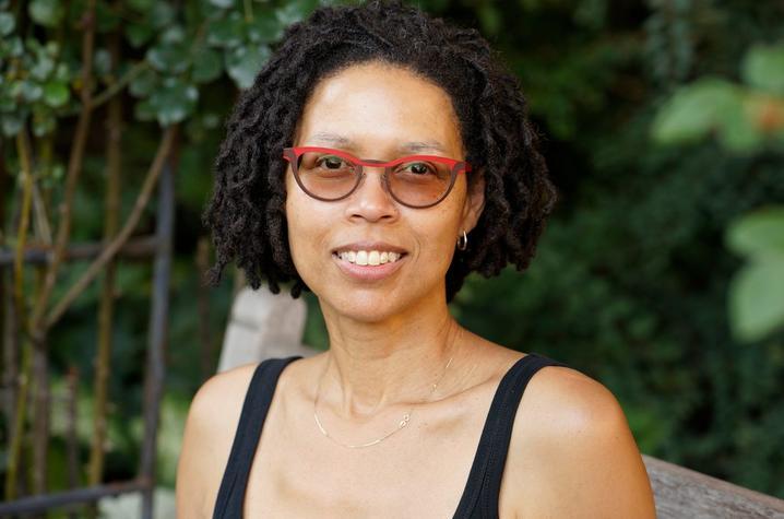 A photo of poet Evie Shockley